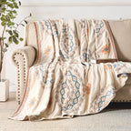 Boho Mandala Cotton Throw Blanket – Soft and Versatile 6