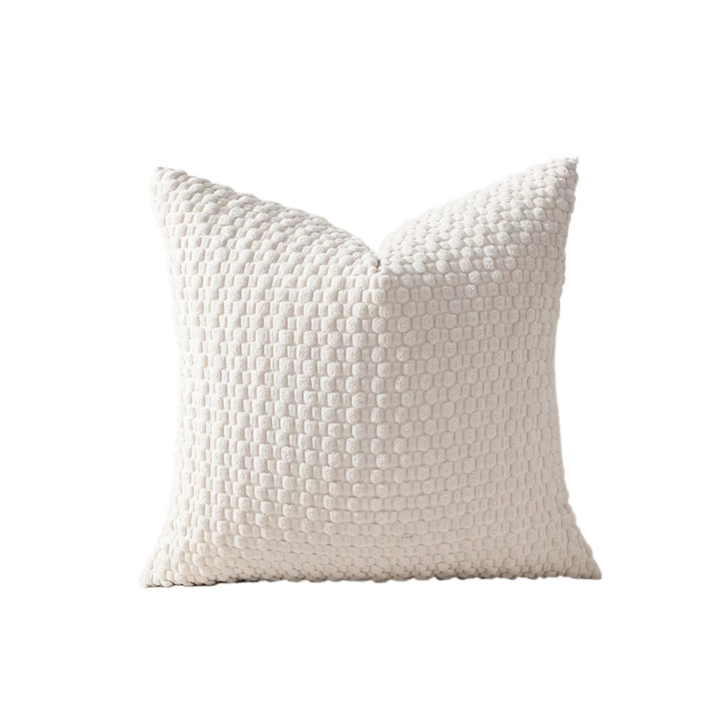 Boho striped corduroy pillow cover featuring a double-sided design with vibrant patterns. Soft texture in warm earth tones, perfect for adding a decorative touch 10