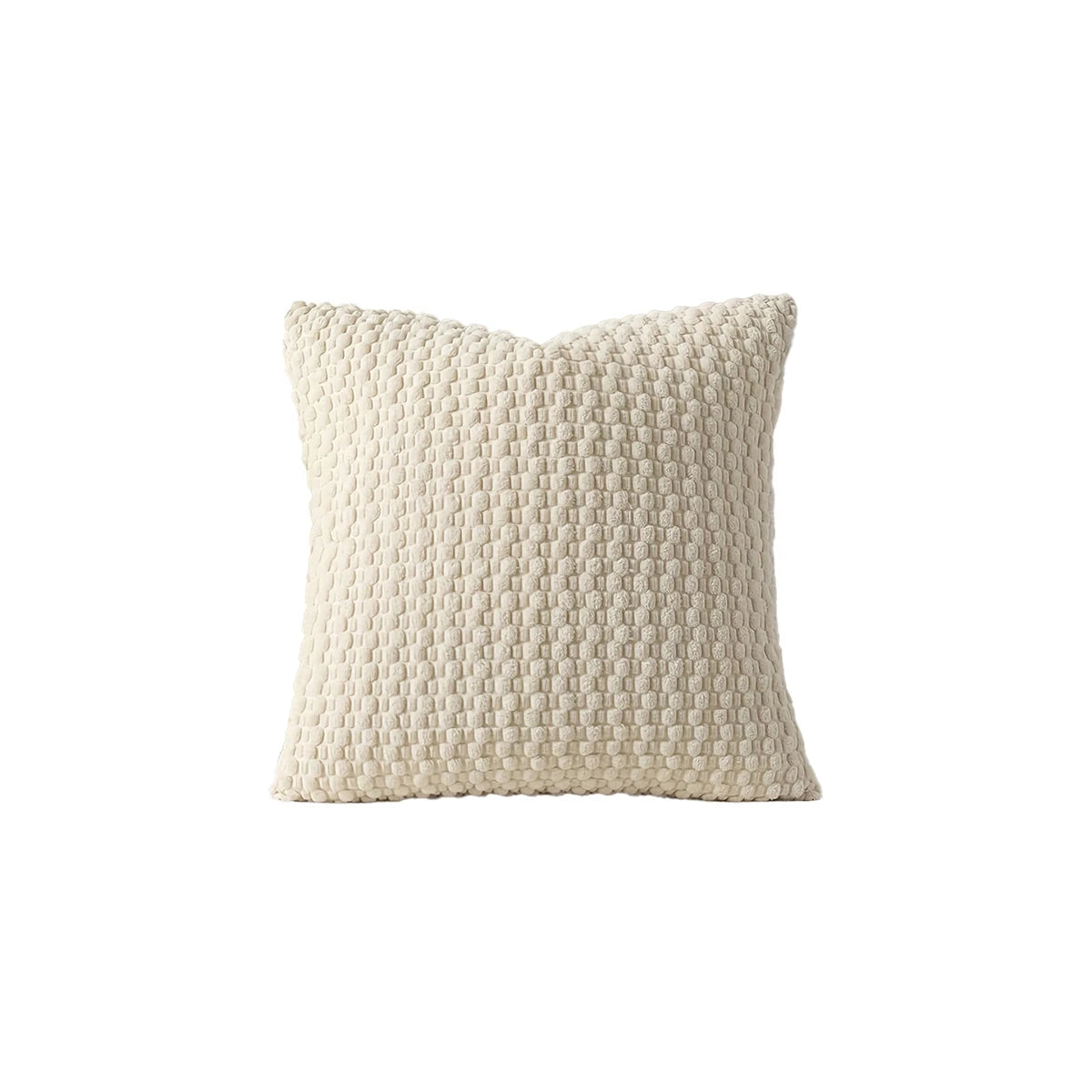 Boho striped corduroy pillow cover featuring a double-sided design in earthy tones. The soft texture and vibrant stripes add a cozy touch to any living 12