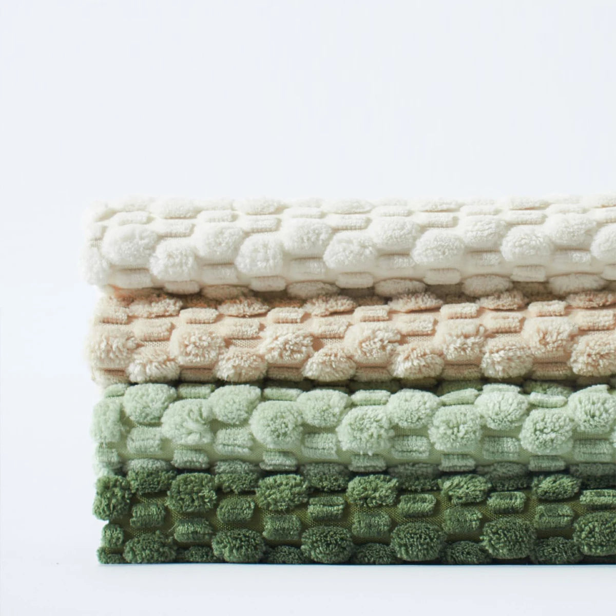 Boho striped corduroy pillow cover featuring a double-sided design in earthy tones. Soft and textured, this decorative accent adds a cozy touch to any 2