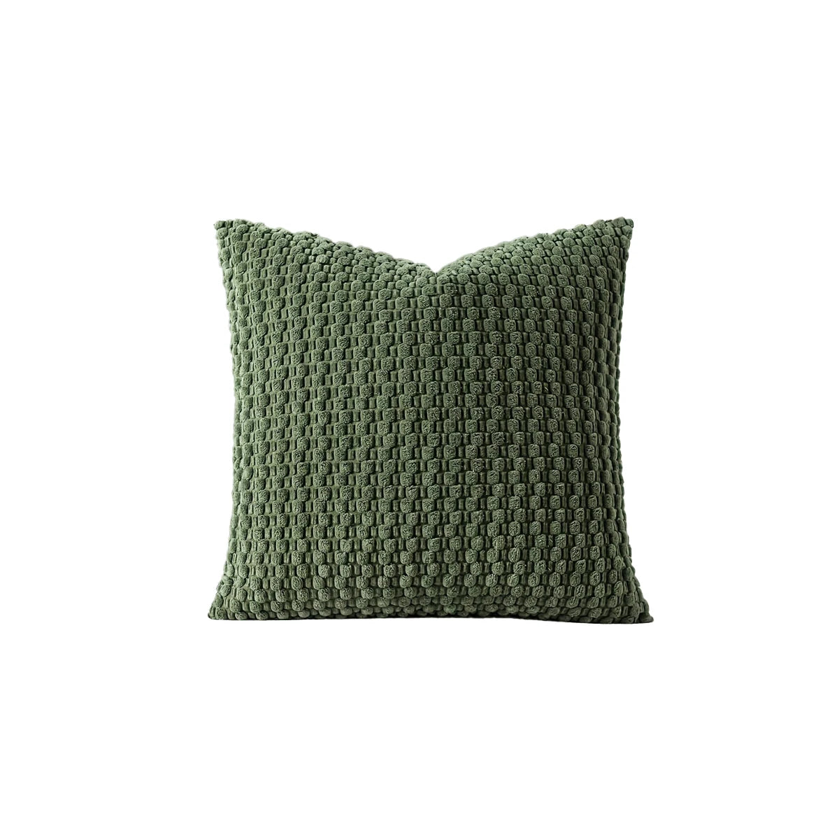 Boho striped corduroy pillow cover featuring a double-sided design in earthy tones. The textured fabric adds a cozy touch, perfect for enhancing your living 6
