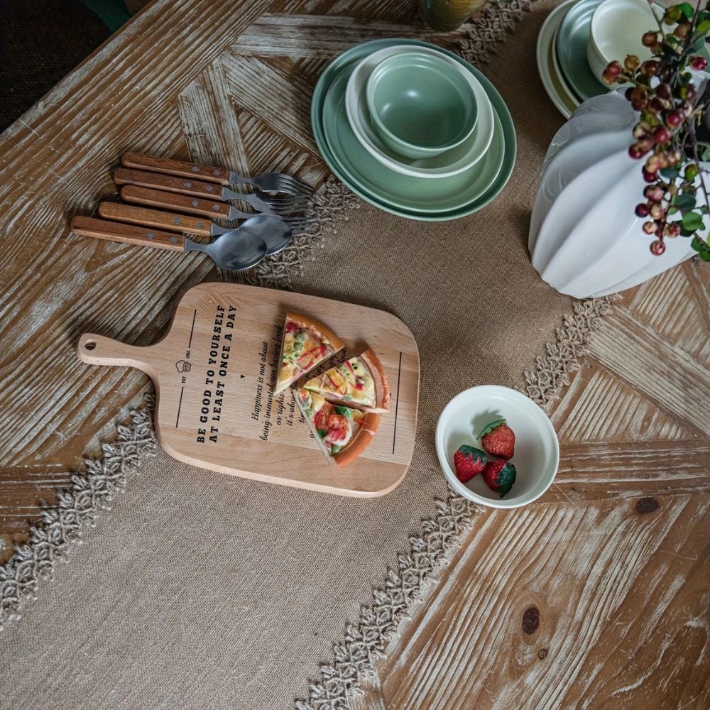 Burlap Table Runner - Natural Jute, 13 x 72 Inch, Minimalist Design for Dining and Events 5