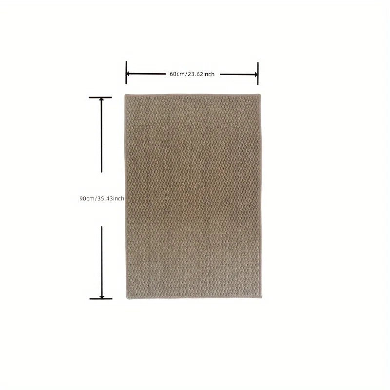 Durable polyester cat scratching pad featuring a stylish design, perfect for keeping your cat entertained while protecting furniture. The pad's modern pattern complements any home decor 2