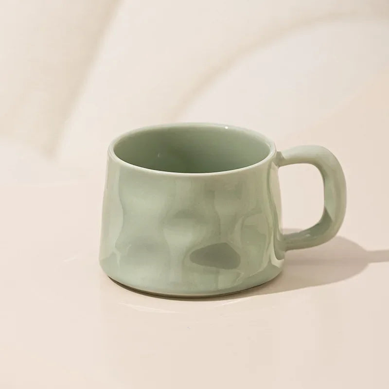 Ceramic coffee mug – Classic white – 300 ml – Includes saucer – Perfect for home or office 12