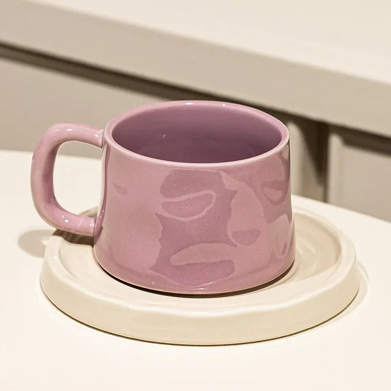 Ceramic coffee mug – Classic white – 300 ml – Includes saucer – Perfect for home or office 8