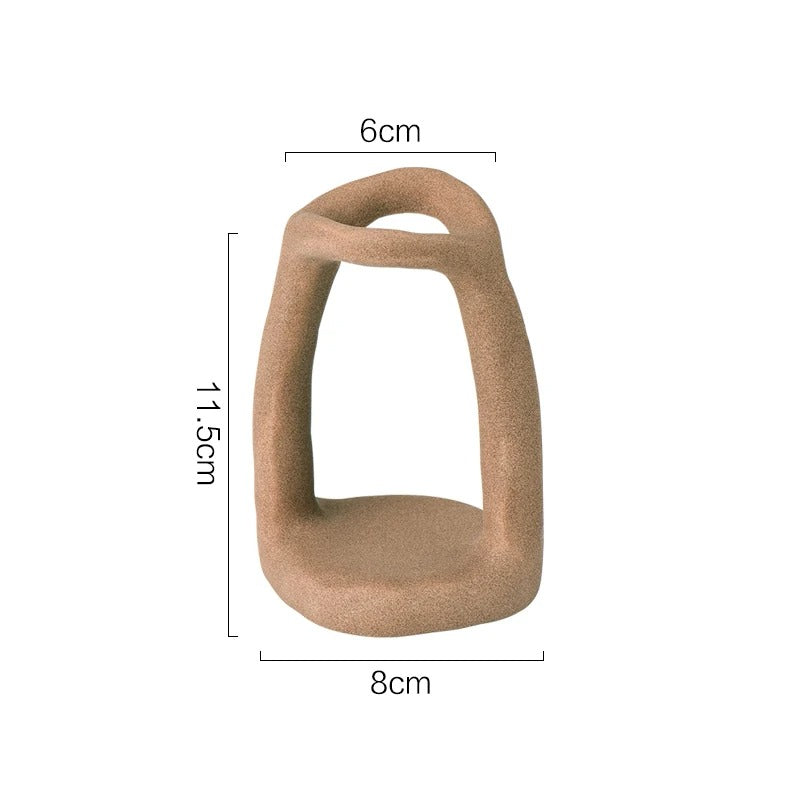 Ceramic holder – Premium material – Minimalist Nordic design – Versatile storage for bathroom or office – 3.1 x 3.1 x 4.5 in 8