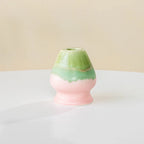 Ceramic matcha bowl with spout – Multicolored design – Perfect for tea lovers and Japanese matcha preparation 9