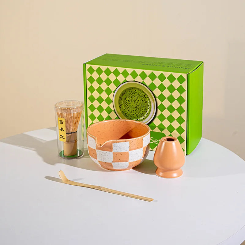 Ceramic matcha tea set – 8-piece Japanese-style – Includes bowl, whisk, and utensils – Perfect gift for tea lovers 17