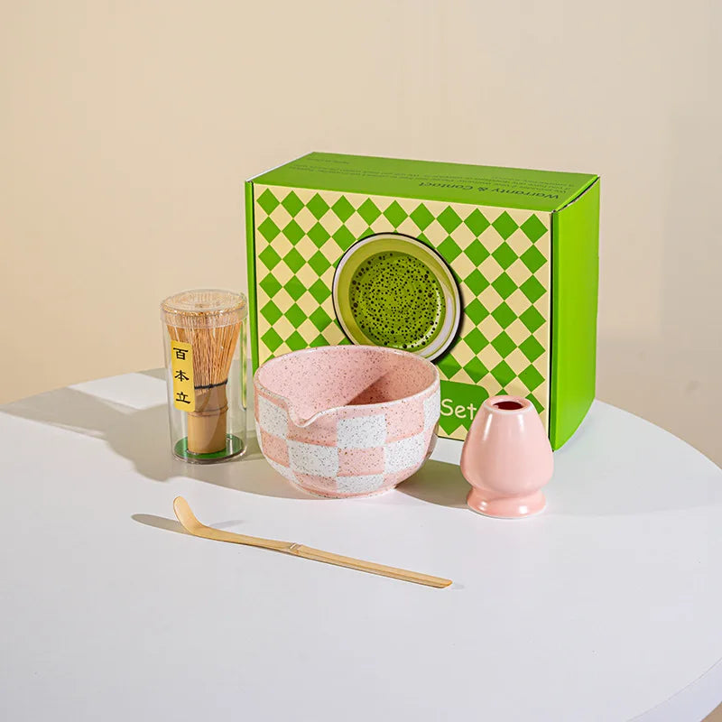 Ceramic matcha tea set – 8-piece Japanese-style – Includes bowl, whisk, and utensils – Perfect gift for tea lovers 9