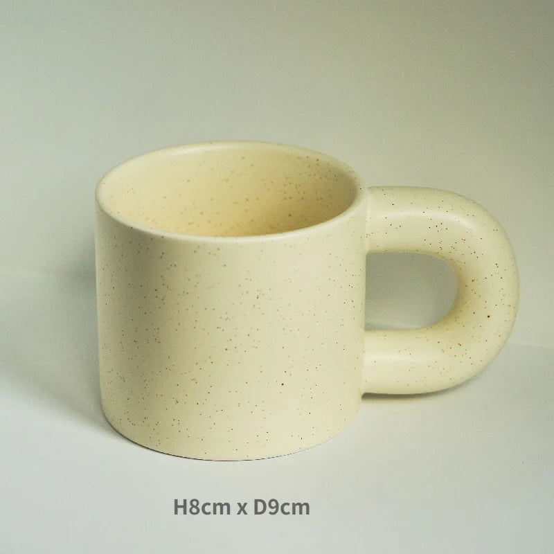 Ceramic mug – Korean style design – 300 ml – Dishwasher safe coffee and tea drinkware 11