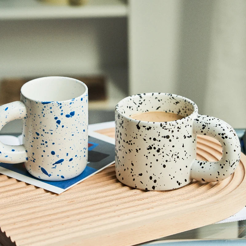 Ceramic mug – Korean style design – 300 ml – Dishwasher safe coffee and tea drinkware 4