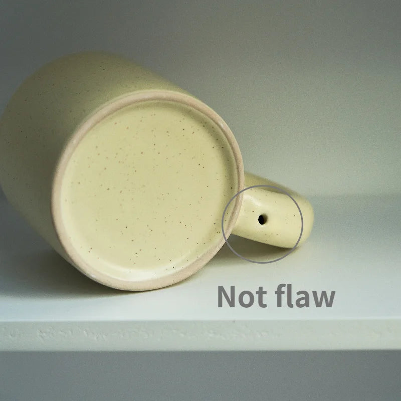 Ceramic mug – Korean style design – 300 ml – Dishwasher safe coffee and tea drinkware 5
