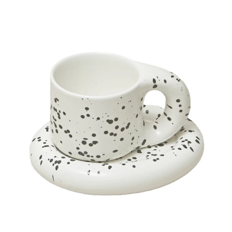 Ceramic mug – Korean style design – 300 ml – Dishwasher safe coffee and tea drinkware 6