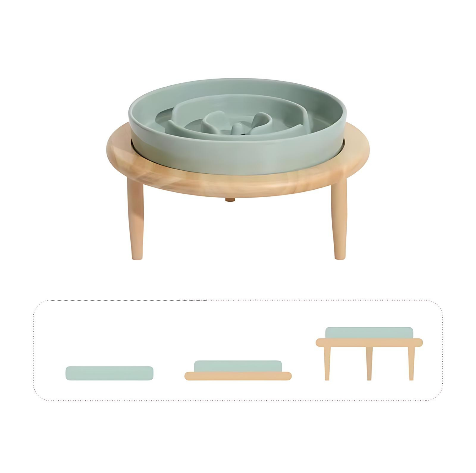 Ceramic pet bowl – Elegant slow feeder – Promotes healthy digestion – Ideal for dogs and cats 8