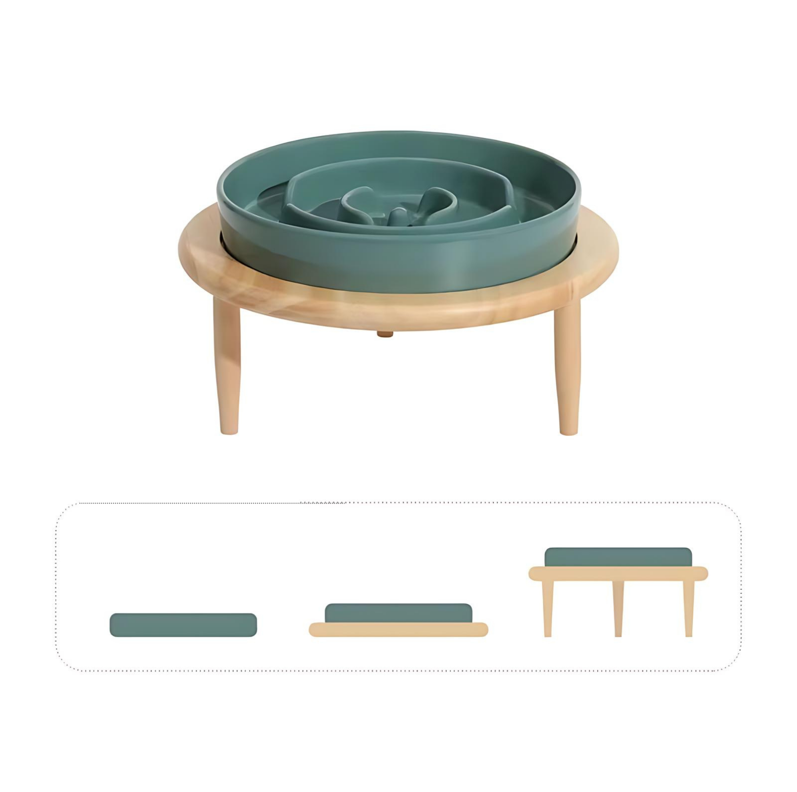 Ceramic pet bowl – Elegant slow feeder – Promotes healthy digestion – Ideal for dogs and cats 9