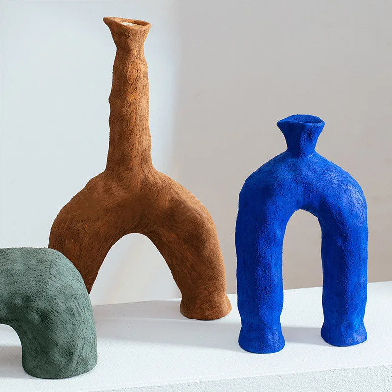 Ceramic vase collection – Abstract design – Unique shapes – Artistic home decor 2