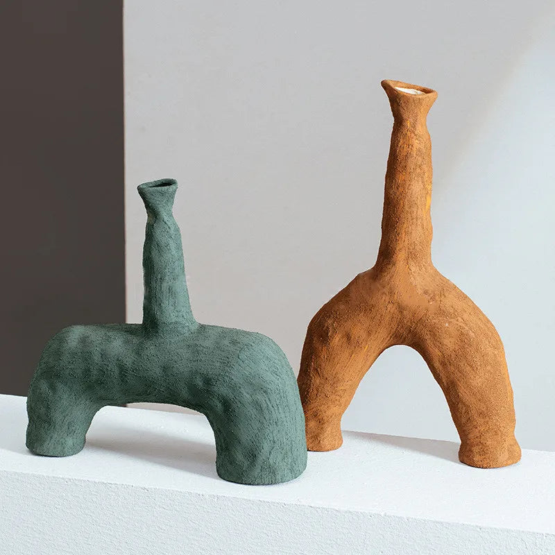 Ceramic vase collection – Abstract design – Unique shapes – Artistic home decor 3