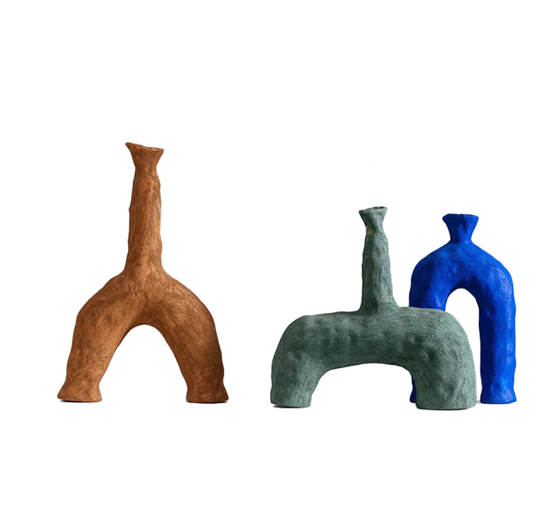 Ceramic vase collection – Abstract design – Unique shapes – Artistic home decor 4