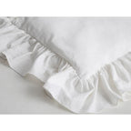 Chair cushion cover – 100% cotton – Ruffled design – Customizable size for dining chairs 5