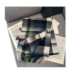 Chic Collection | Cashmere Scarf with Checked Pattern Ð Luxurious Warmth for Women 1