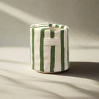 Coffee mug – Hand-painted ceramic – Multi-colored retro stripes – Insulated and eco-friendly 7