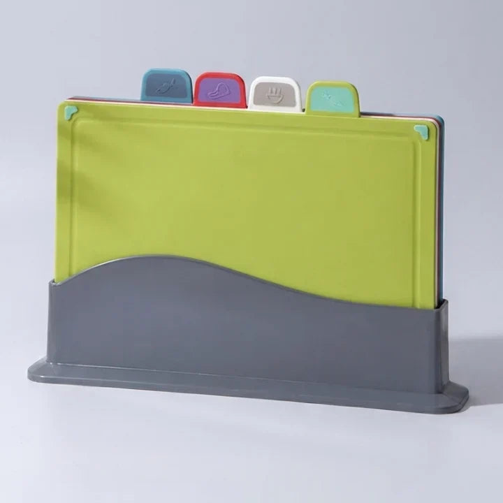 Color-Coded Cutting Board Set – Non-Slip & Dishwasher-Safe 4