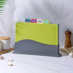 Color-Coded Cutting Board Set – Non-Slip & Dishwasher-Safe 6