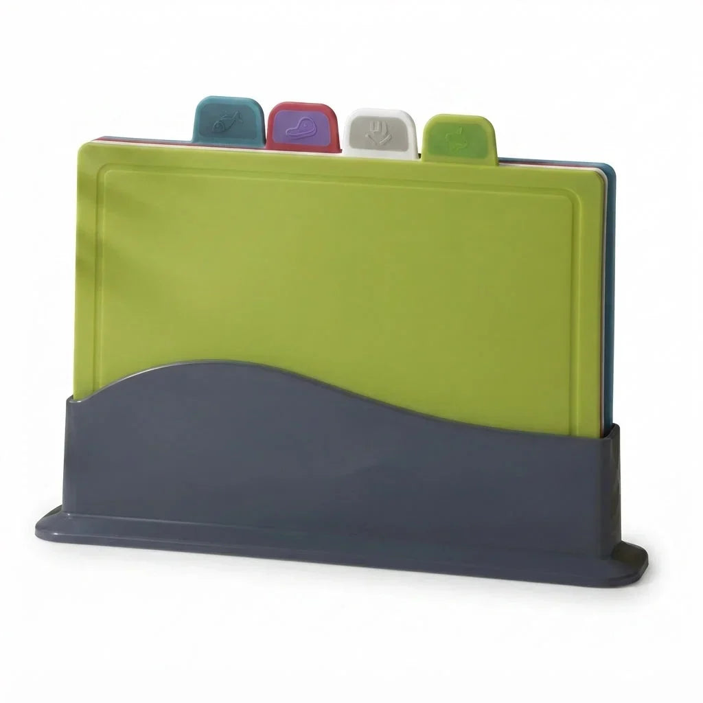 Color-Coded Cutting Board Set – Non-Slip & Dishwasher-Safe 7