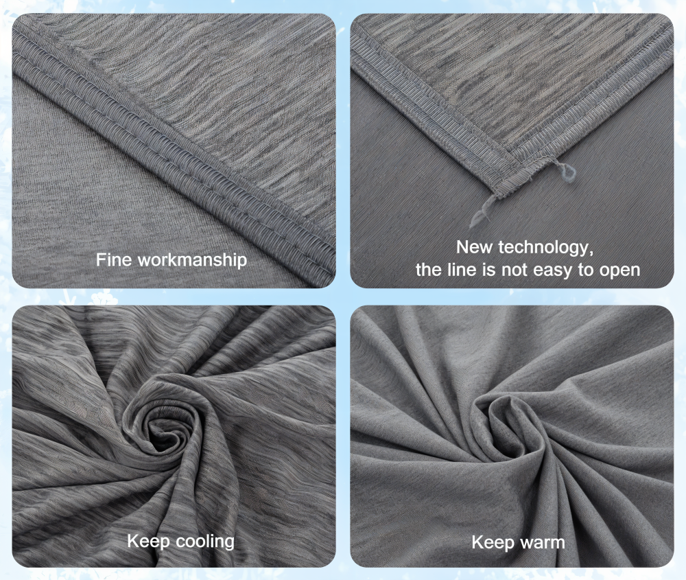 Cooling blanket – Soft cotton blend – Best cooling blanket for hot sleepers – Breathable summer throw 7