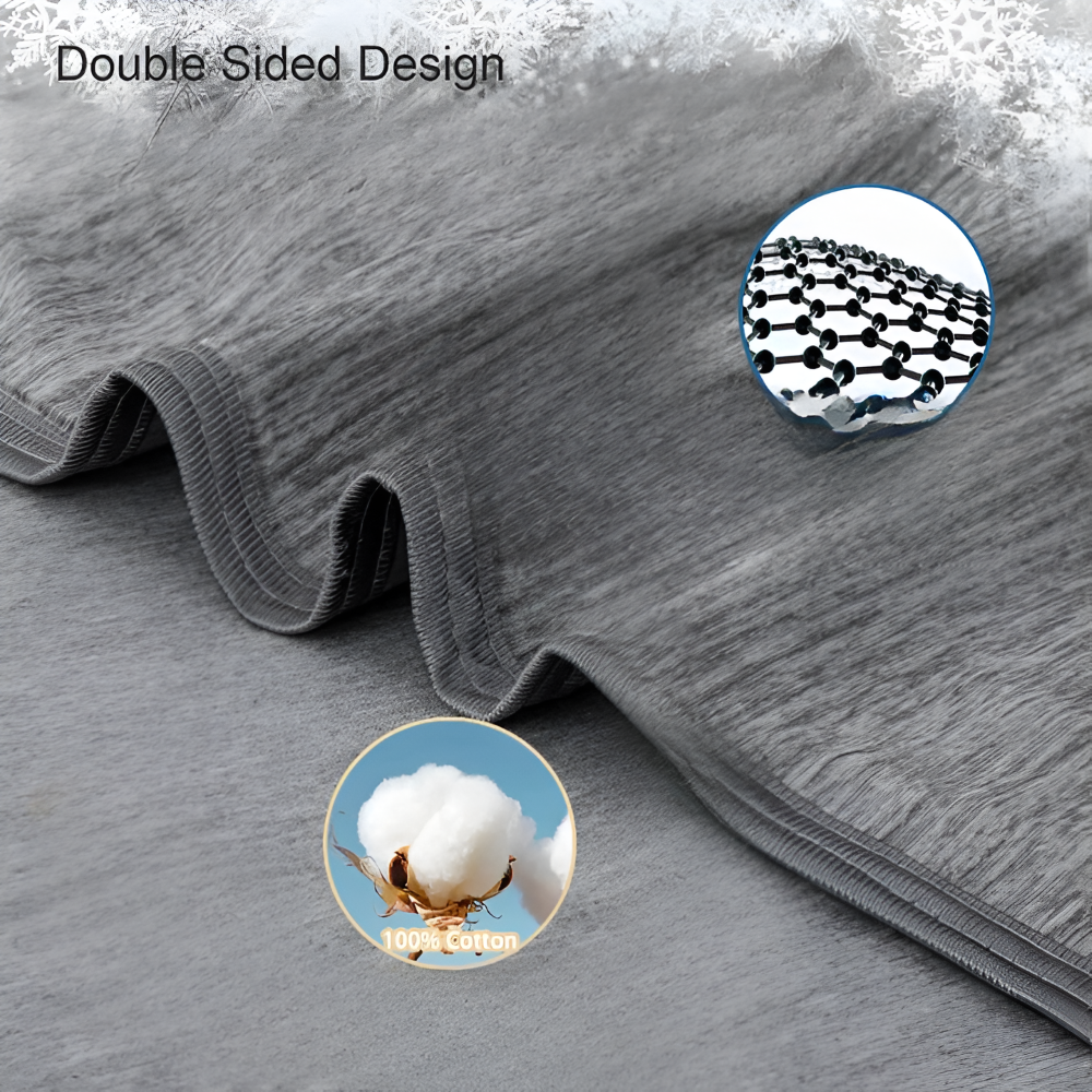 Cooling blanket – Soft cotton blend – Best cooling blanket for hot sleepers – Breathable summer throw 8