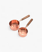 Copper Measuring Cups and Spoons – Polished Finish – Durable Kitchen Essential – Stylish Cooking Tool 4