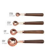 Copper Measuring Cups and Spoons – Polished Finish – Durable Kitchen Essential – Stylish Cooking Tool 7
