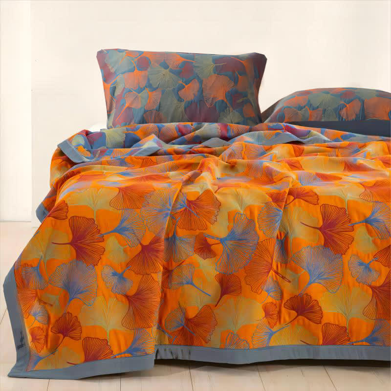Cotton Quilt – Organic Three-Layer Design – Soft and Breathable – King Size Duvet Alternative 0