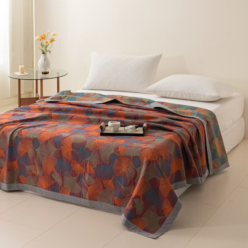 Cotton Quilt – Organic Three-Layer Design – Soft and Breathable – King Size Duvet Alternative 10