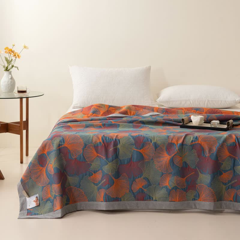 Cotton Quilt – Organic Three-Layer Design – Soft and Breathable – King Size Duvet Alternative 4