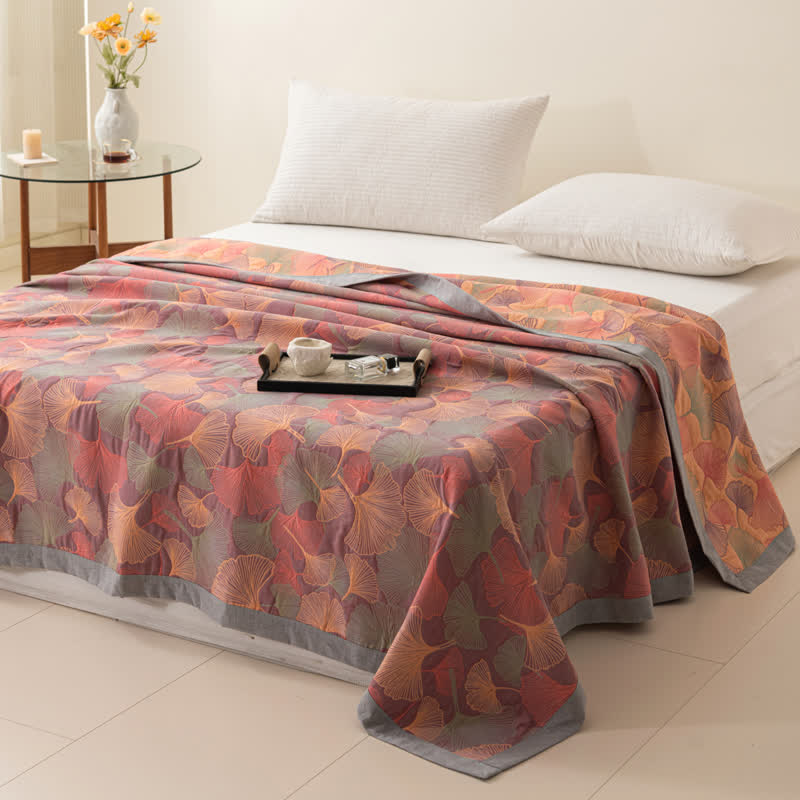 Cotton Quilt – Organic Three-Layer Design – Soft and Breathable – King Size Duvet Alternative 7