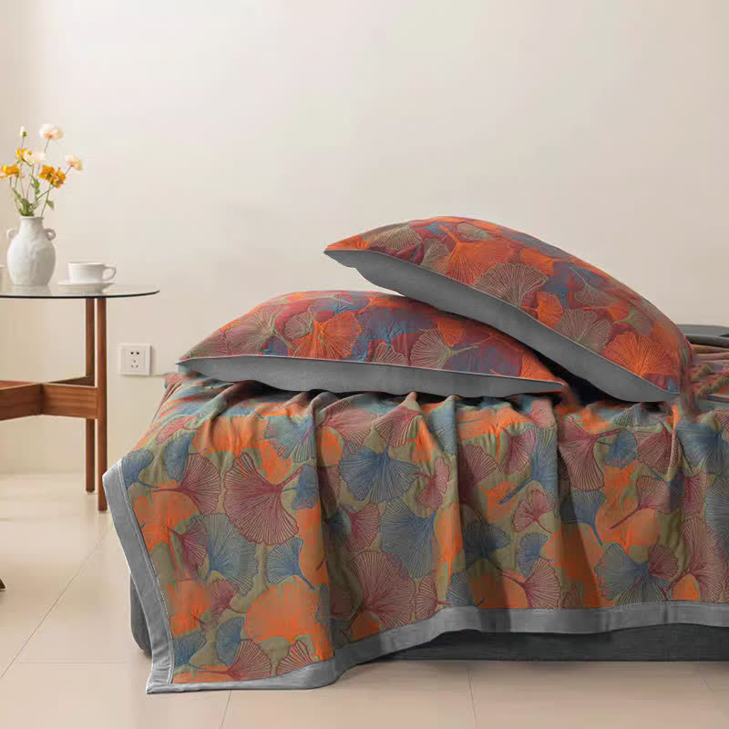Cotton Quilt – Organic Three-Layer Design – Soft and Breathable – King Size Duvet Alternative 9