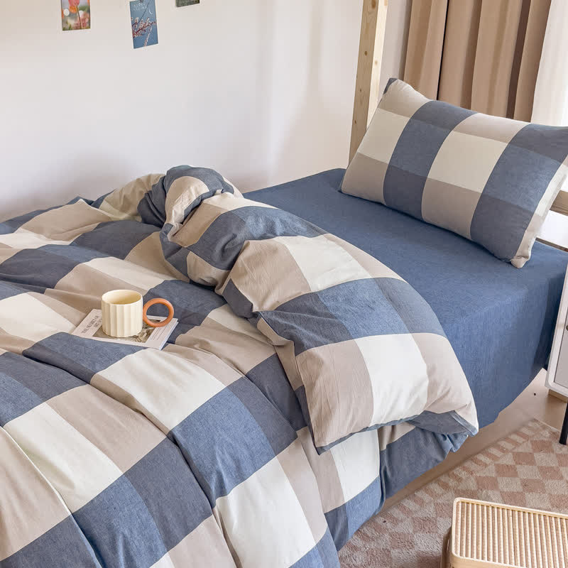 Cotton duvet cover – Eco-friendly – Minimalist design – Comfortable bedding for king and queen size 4