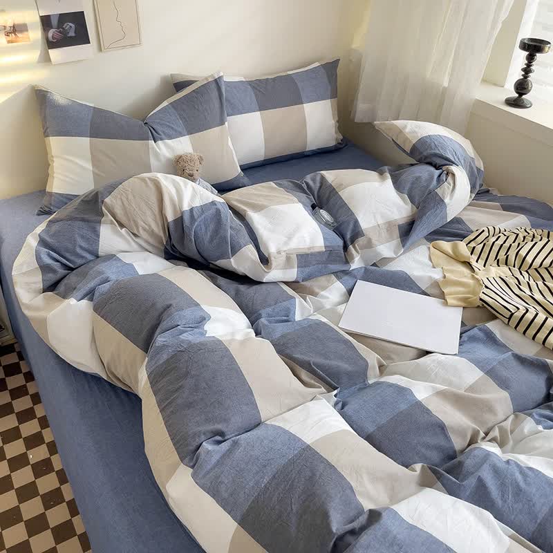 Cotton duvet cover – Eco-friendly – Minimalist design – Comfortable bedding for king and queen size 5