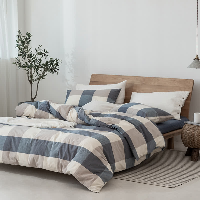 Cotton duvet cover – Eco-friendly – Minimalist design – Comfortable bedding for king and queen size 6