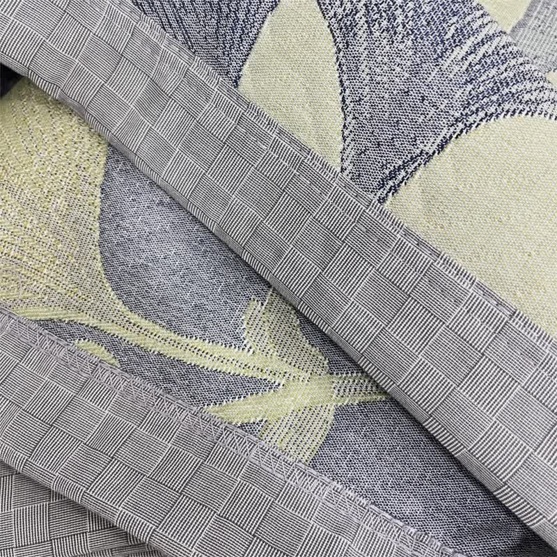 Cotton gauze quilt – Reversible Ginkgo leaf design – Eco-friendly summer blanket – Lightweight and breathable 7