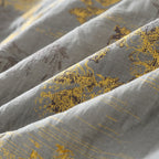 Cotton pajama set – Soft breathable fabric – Neutral landscape print – Comfortable kimono style for women 8