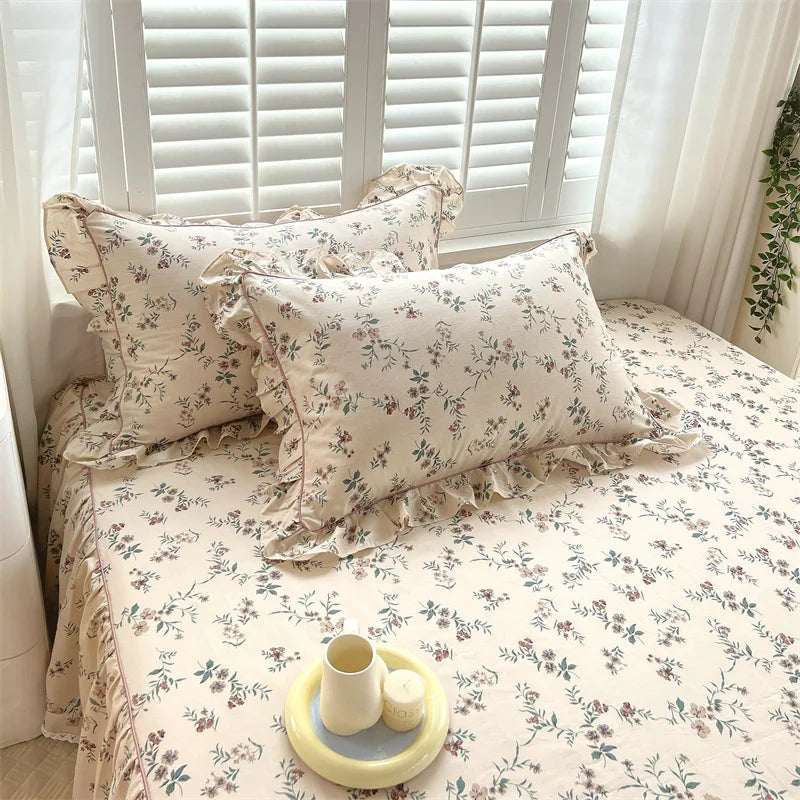 Cotton pillow cases – Floral design – Standard pillow size – Soft and breathable bedding accessory 11