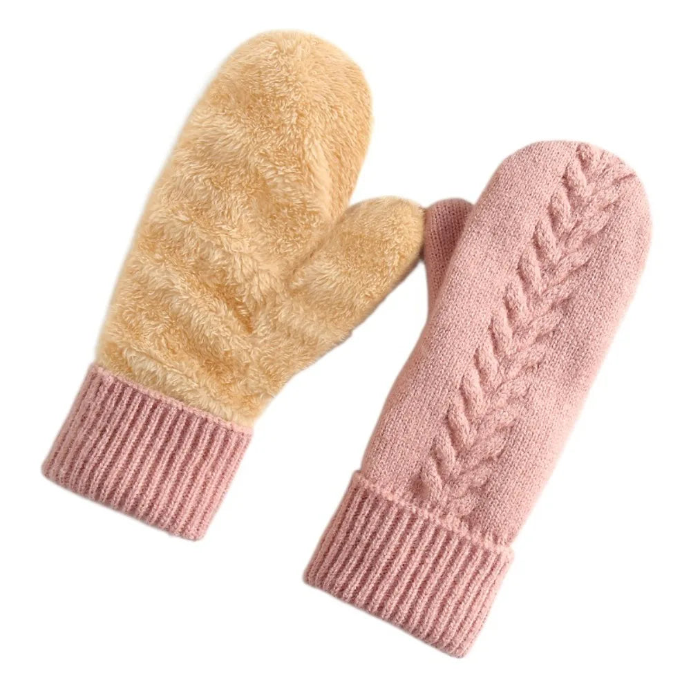 Cozy Collection | Warmest Winter Mittens with Double Layer Fleece Ð Stylish Comfort for Cold Weather 0