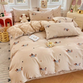 Cozy Cotton Bedding Set | Soft Duvet Cover with 2 Pillowcases Ð Breathable Comfort for Year-Round Sleep 0
