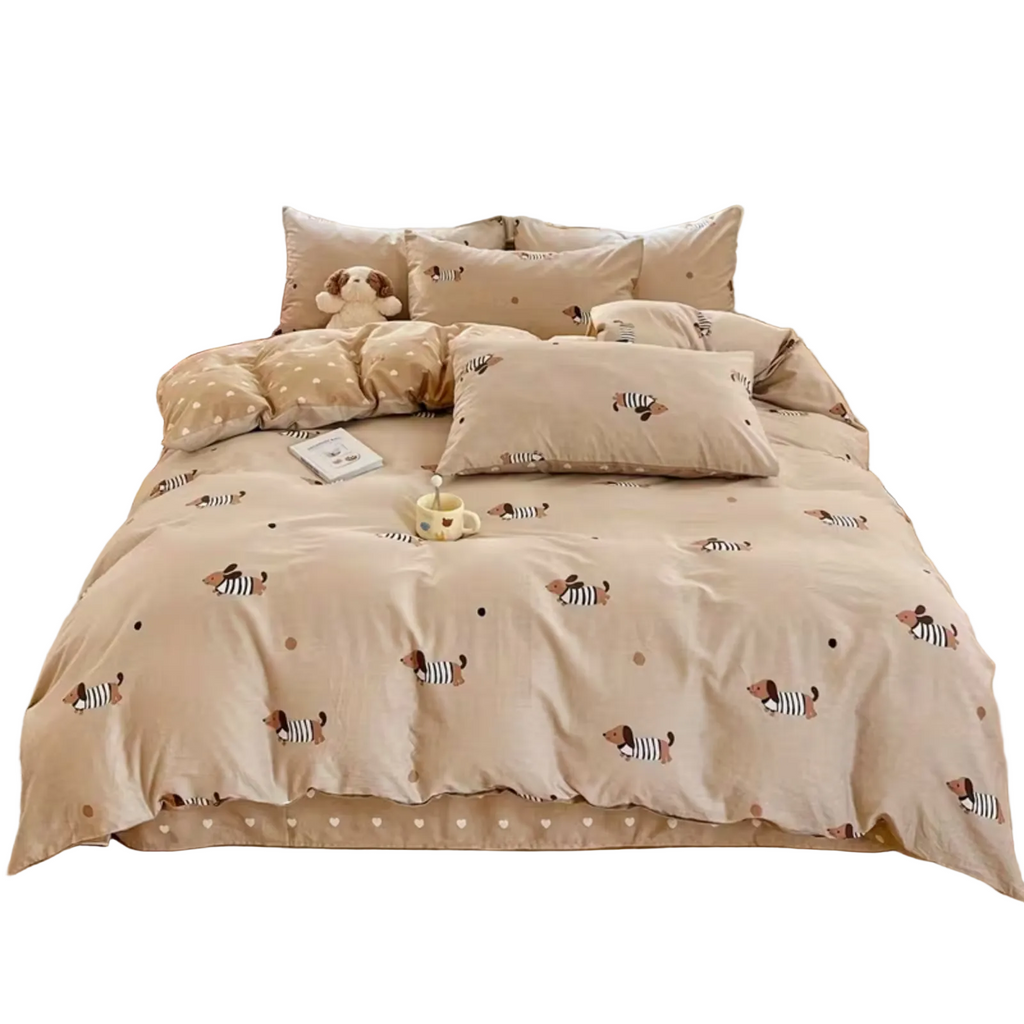 Cozy Cotton Bedding Set | Soft Duvet Cover with 2 Pillowcases Ð Breathable Comfort for Year-Round Sleep 1