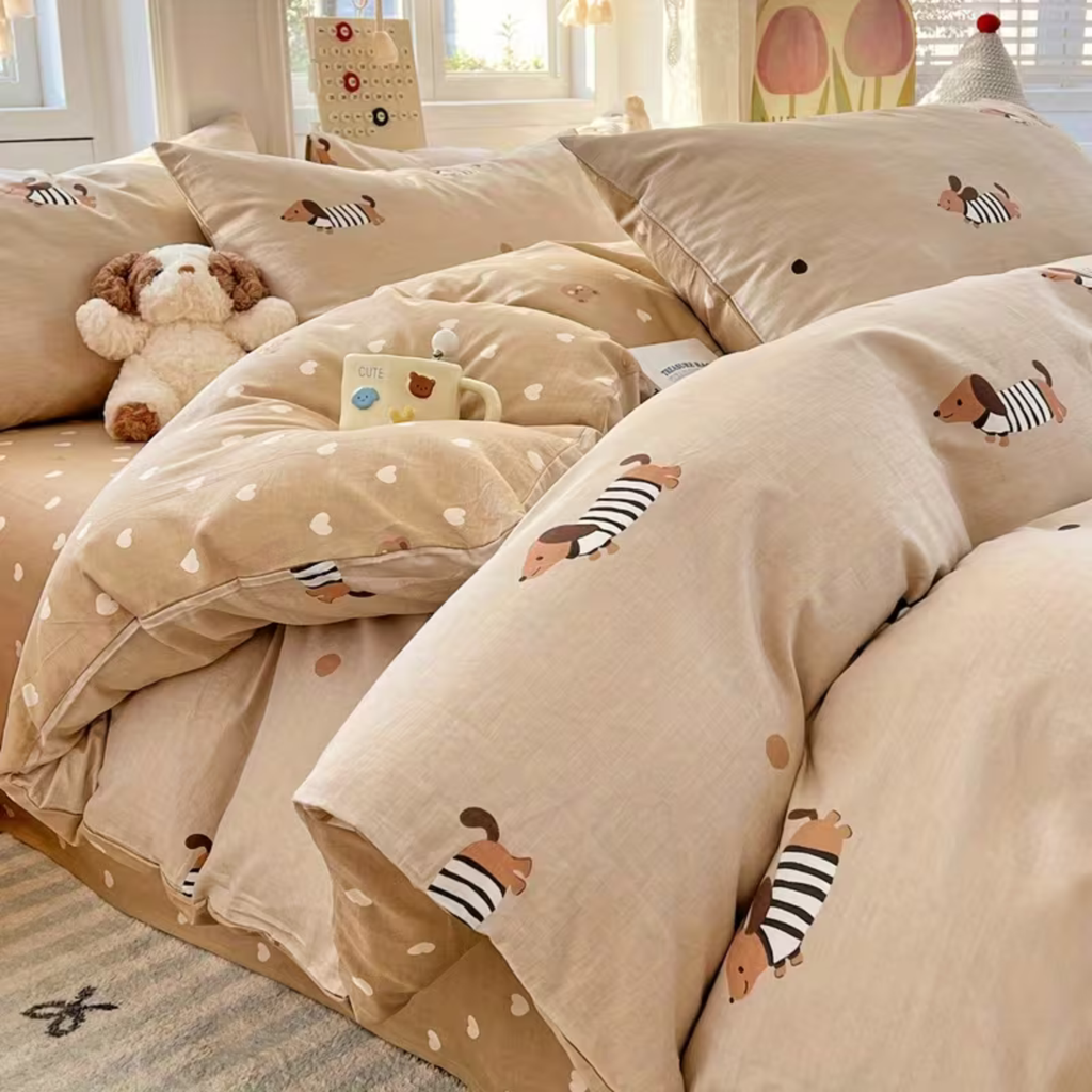 Cozy Cotton Bedding Set | Soft Duvet Cover with 2 Pillowcases Ð Breathable Comfort for Year-Round Sleep 6