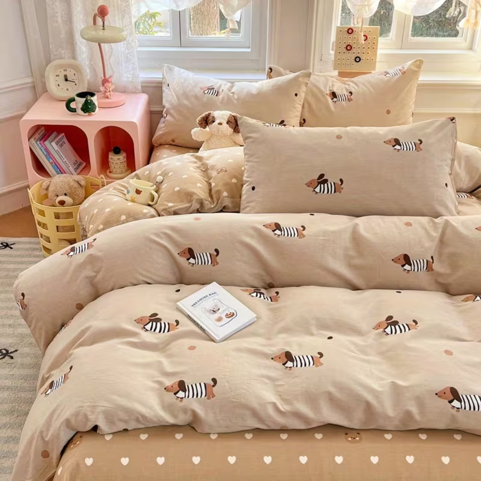 Cozy Cotton Bedding Set | Soft Duvet Cover with 2 Pillowcases Ð Breathable Comfort for Year-Round Sleep 7