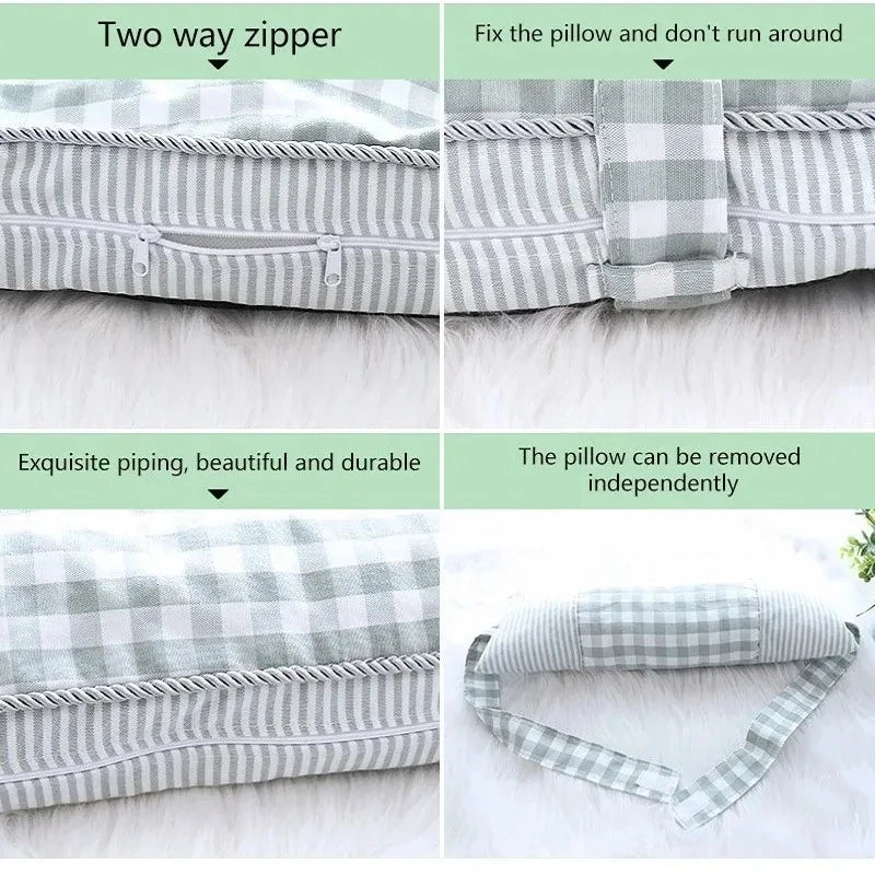 Cozy soft dog and cat bed cushion featuring a cute design, made of warm PP cotton. The plush, comfortable cushion is perfect for pets to sn 4