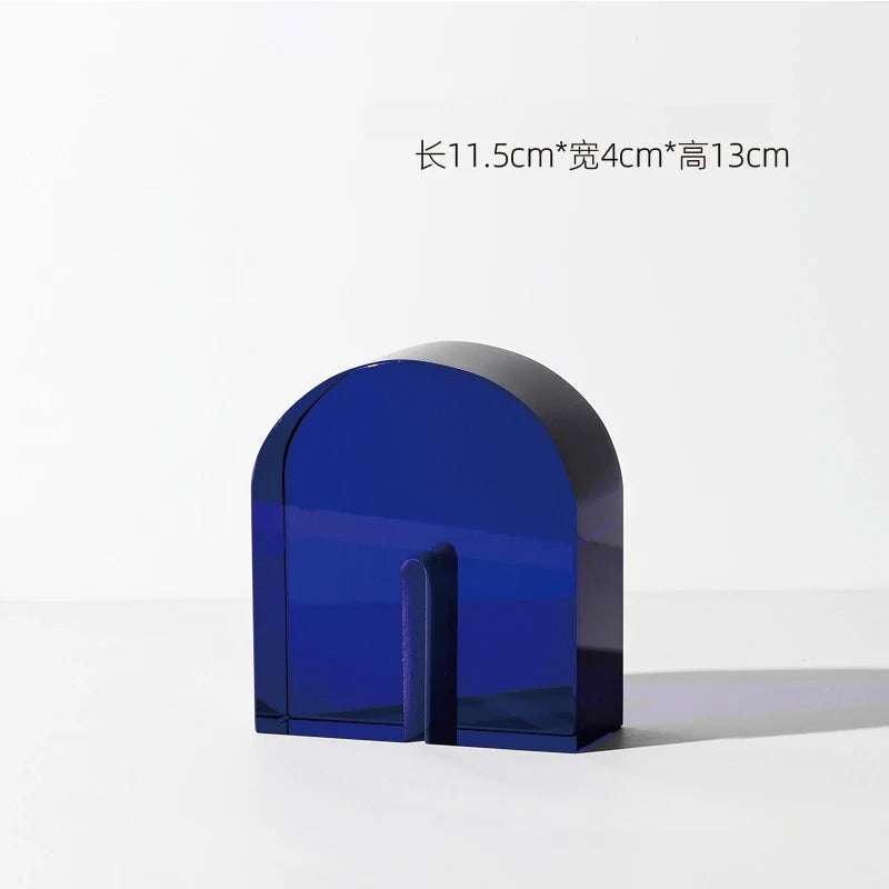 Crystal bookends – Handmade artificial crystal – Elegant modern design for home or office 10